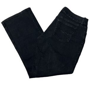 Riders by Lee Mid Rise Boot Cut Jeans Midrise Black Bootcut Jeans Casual Fall